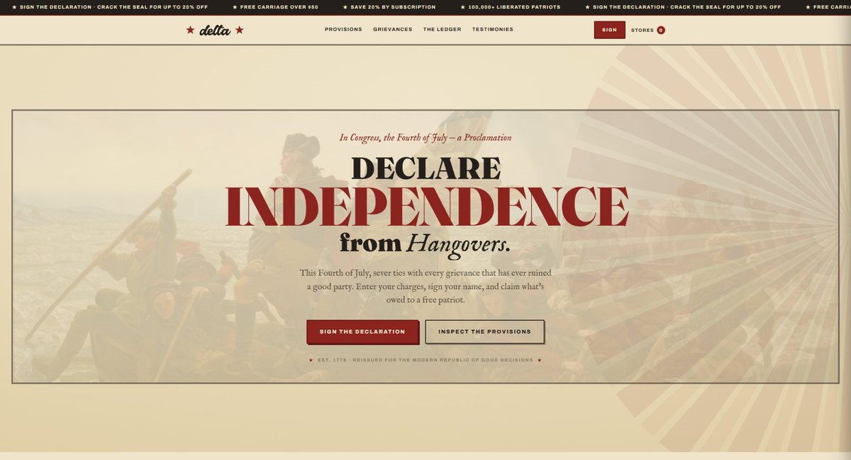Seltzer Liberation Day hero — Declare Independence from Hangovers