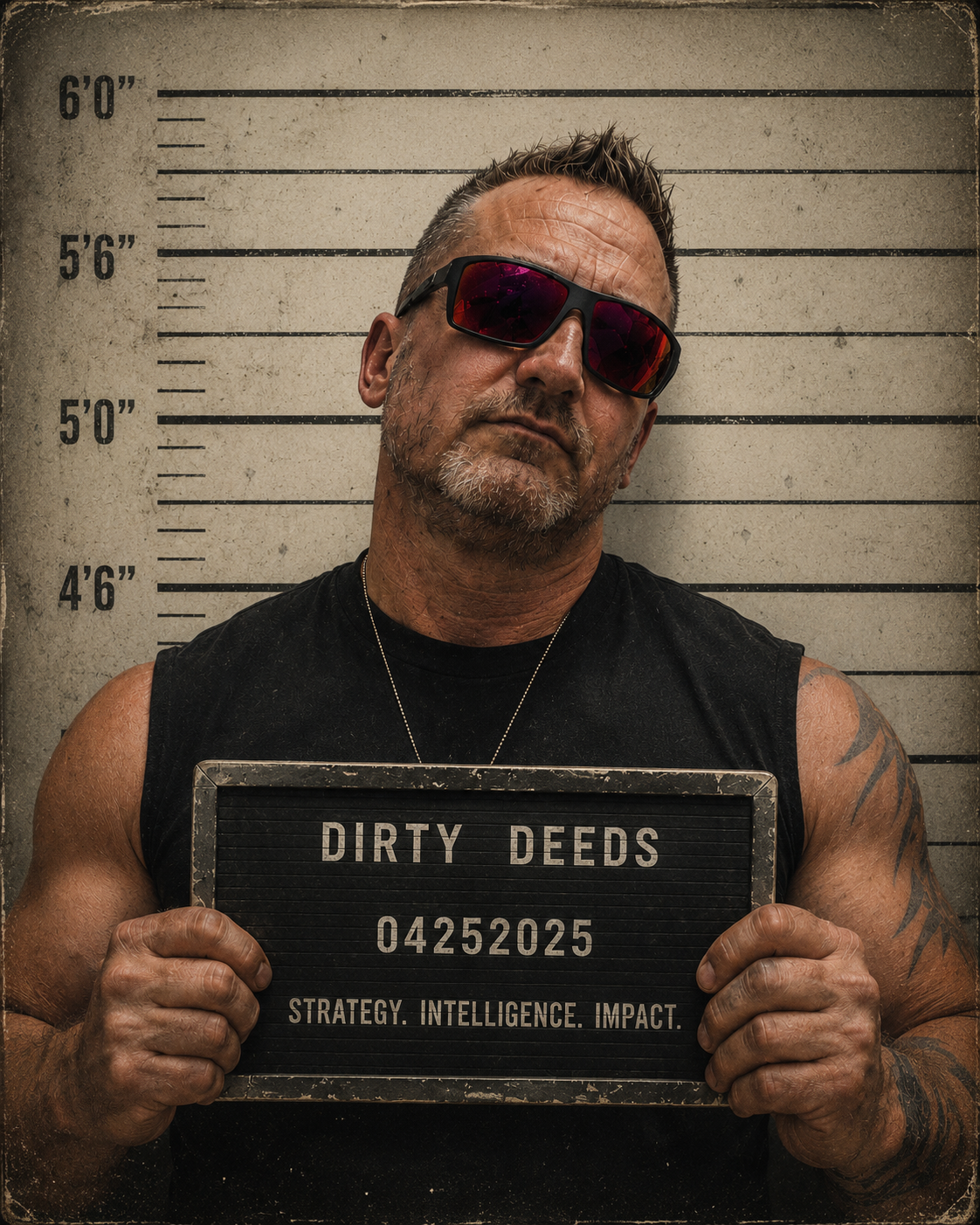 Paul Benninghove, booking photo &mdash; off-duty